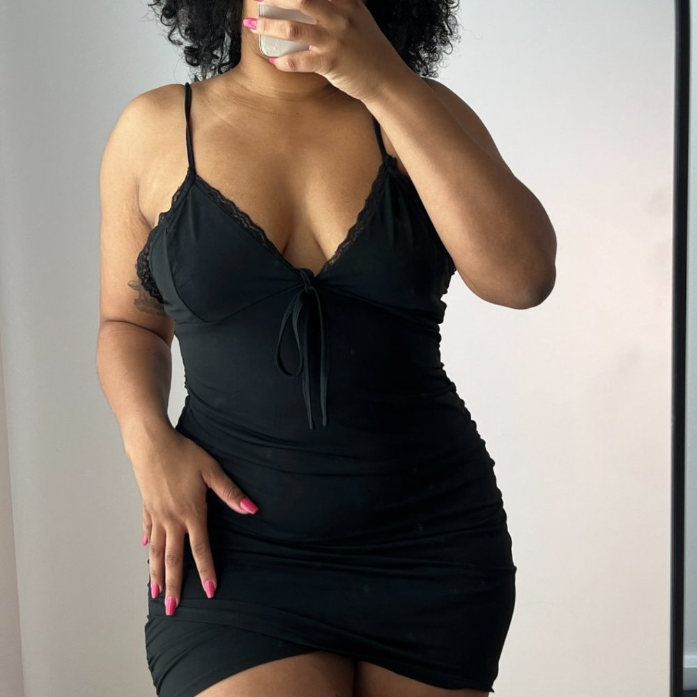 Lace Cami Bodycon Mini Dress